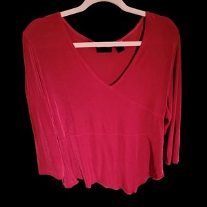 Long sleeve slinky shirt